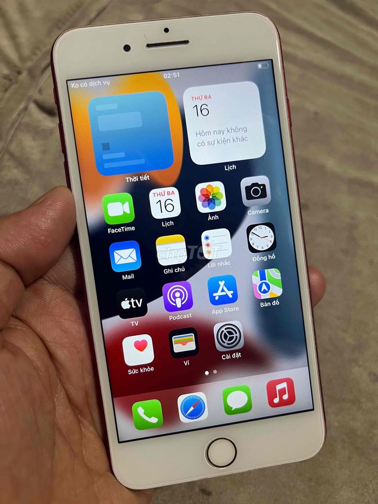Apple iPhone 7 Plus 128GB Đỏ quốc tế không reset. Mua bán Điện thoại tại Quận Tân Phú Tp Hồ Chí Minh được đăng bởi Cầm đồ Anh Quốc  hình 1