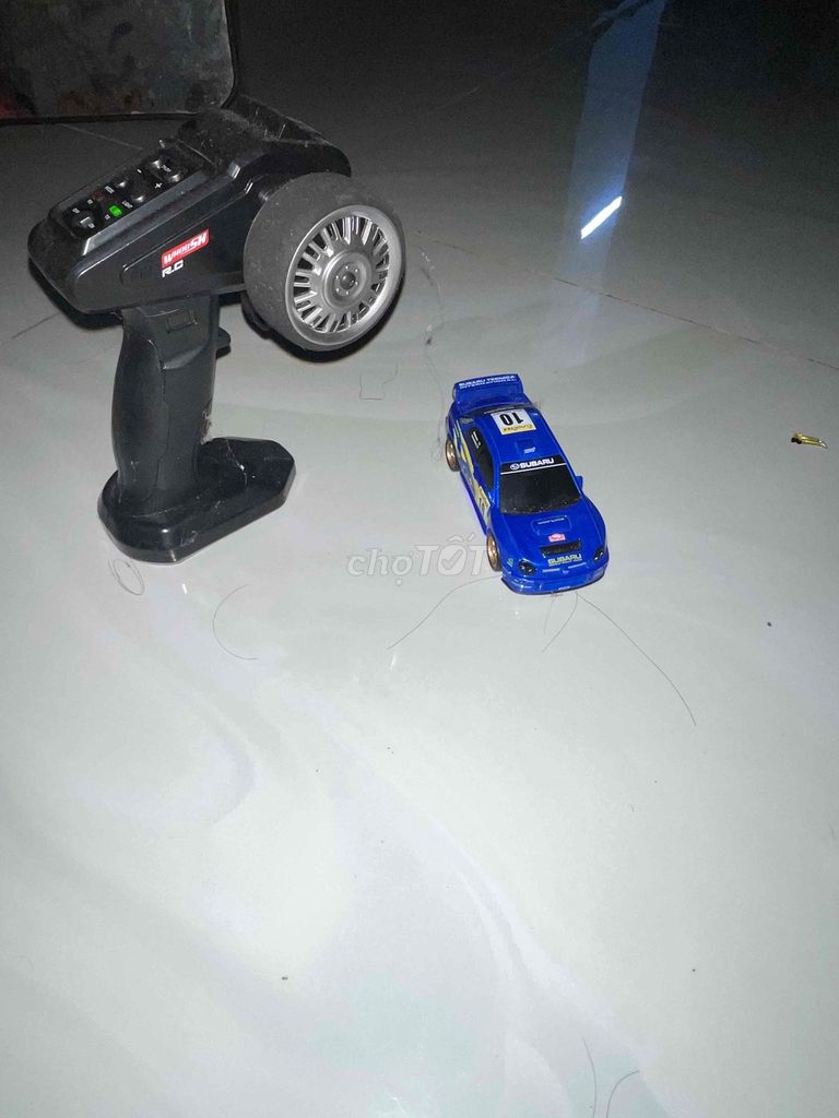 Xe điều khiển Subaru WRX STI 1:43 Xanh dương