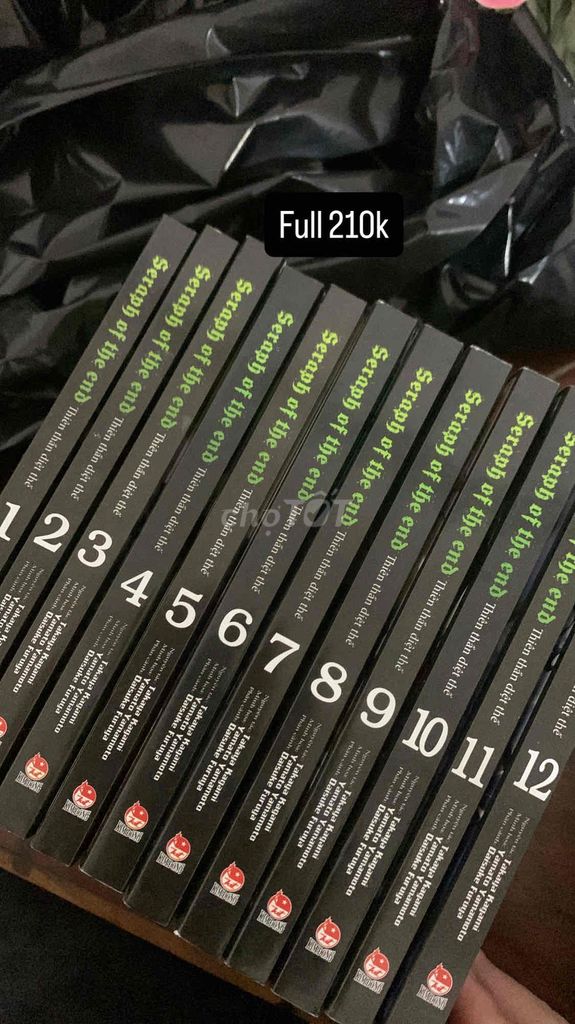 Truyện tranh Seraph of the End Manga Đen. Mua bán Sách tại Thành phố Biên Hòa Đồng Nai được đăng bởi Phạm Ngọc Mỹ Quỳnh hình 1