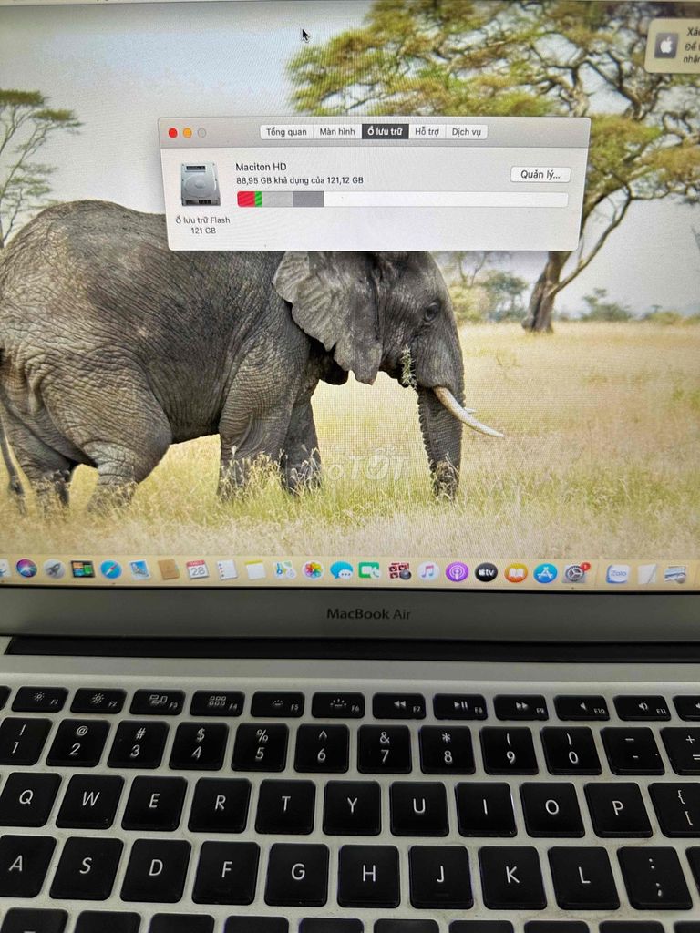 Apple MacBook Air 2012 13 inch 4GB/128GB. Mua bán Laptop tại Huyện Bình Chánh Tp Hồ Chí Minh được đăng bởi Quang Toàn hình 1