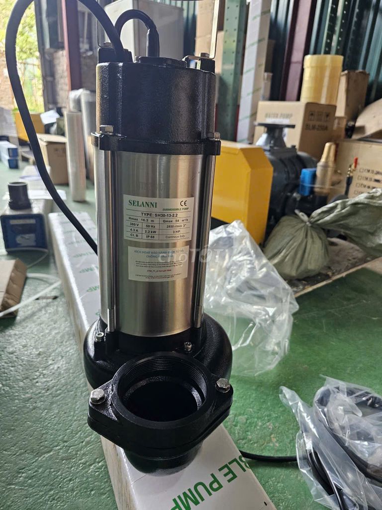 Máy bơm chìm SELANNI SH30-13-2.2 Mới. Mua bán Đồ chuyên dụng, Giống nuôi trồng tại Quận Hà Đông Hà Nội được đăng bởi Nụ Bơm Nước hình 1
