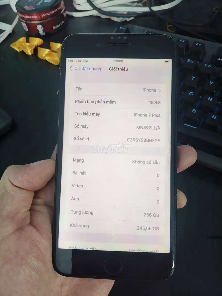 Apple iPhone 7 Plus 256GB Đen. Mua bán Điện thoại tại Quận 12 Tp Hồ Chí Minh được đăng bởi Quân hình 1