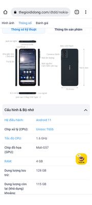 Nokia G21 128GB. Mua bán Điện thoại tại Quận Gò Vấp Tp Hồ Chí Minh được đăng bởi Trần 