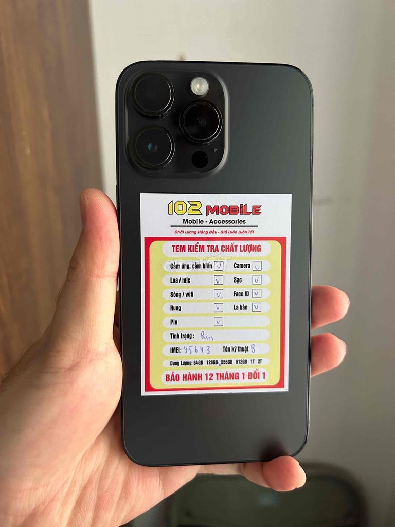 iPhone 14 Pro Max 128GB Đen máy đẹp keng. Mua bán Điện thoại tại Thành phố Buôn Ma Thuột Đắk Lắk được đăng bởi Nguyễn Hoàng hình 1