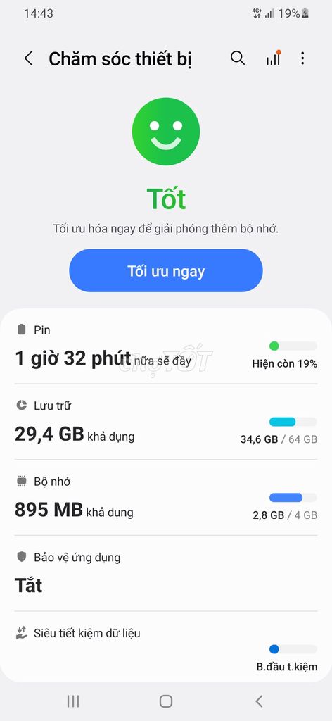 Samsung Galaxy A30 4GB/64GB. Mua bán Điện thoại tại Huyện Hóc Môn Tp Hồ Chí Minh được đăng bởi Lâm Phong hình 1
