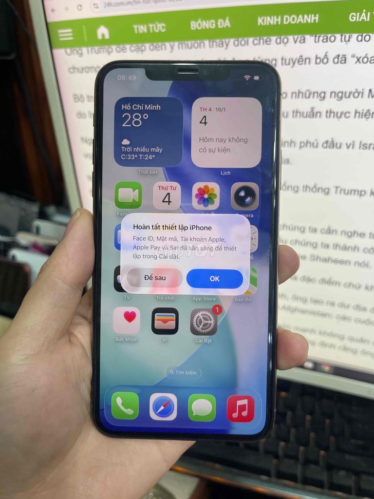 Apple iPhone 11 Pro Max 64GB Vàng Lock. Mua bán Điện thoại tại Quận Lê Chân Hải Phòng được đăng bởi hoang anh hình 1
