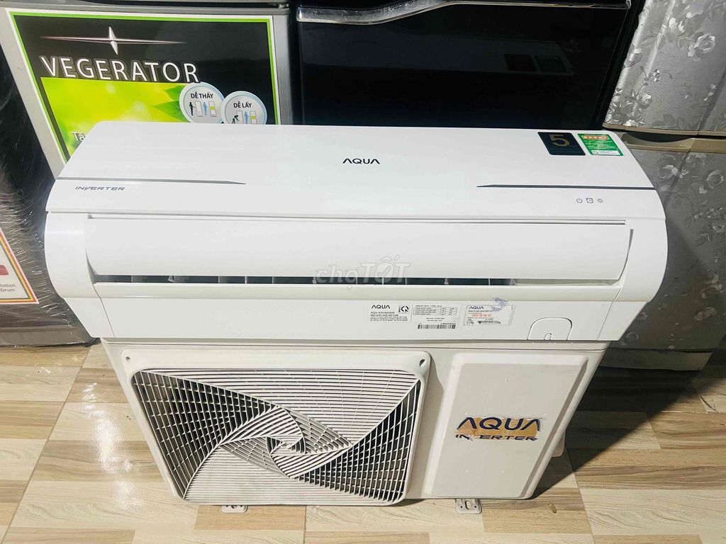 Thanh lý máy lạnh Aqua 1hp inverter mới 90%