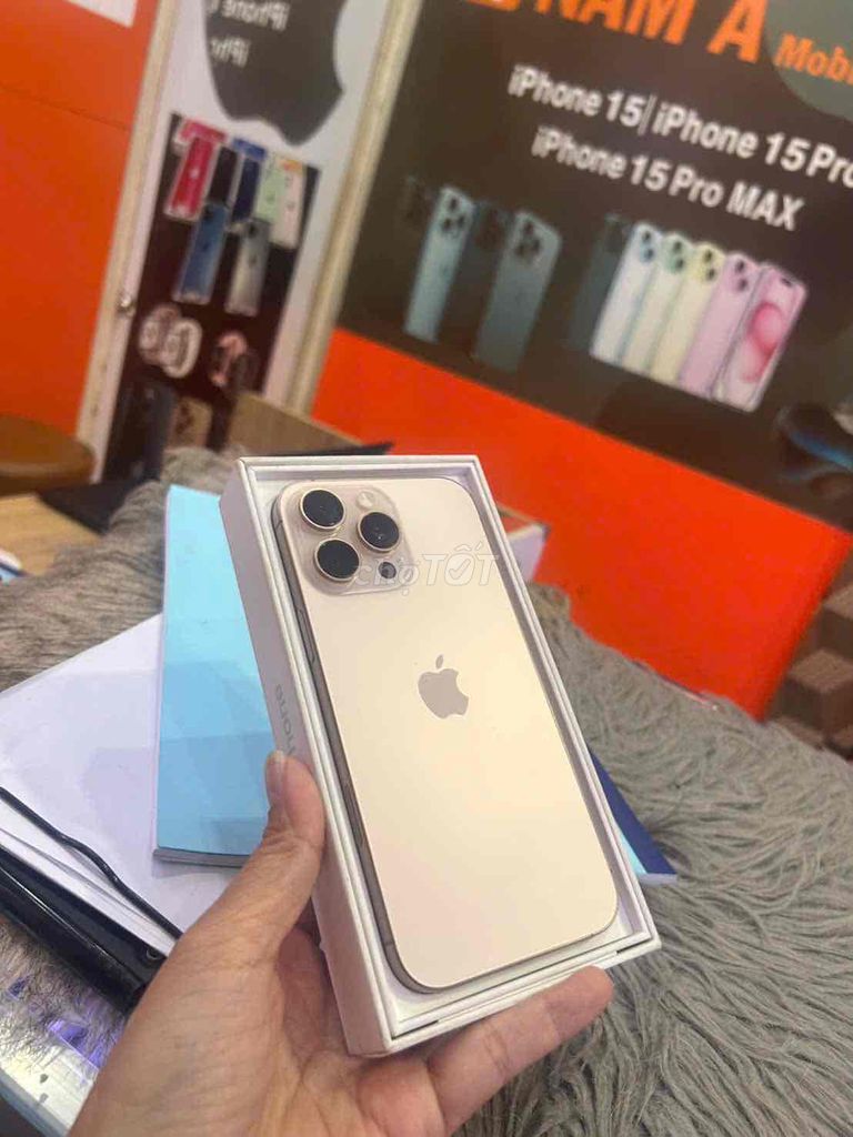 iphone 16promax 512gb vàng vn/a pin89 zin áp suất. Mua bán Điện thoại tại Quận 3 Tp Hồ Chí Minh được đăng bởi Nam Á Mobile hình 1