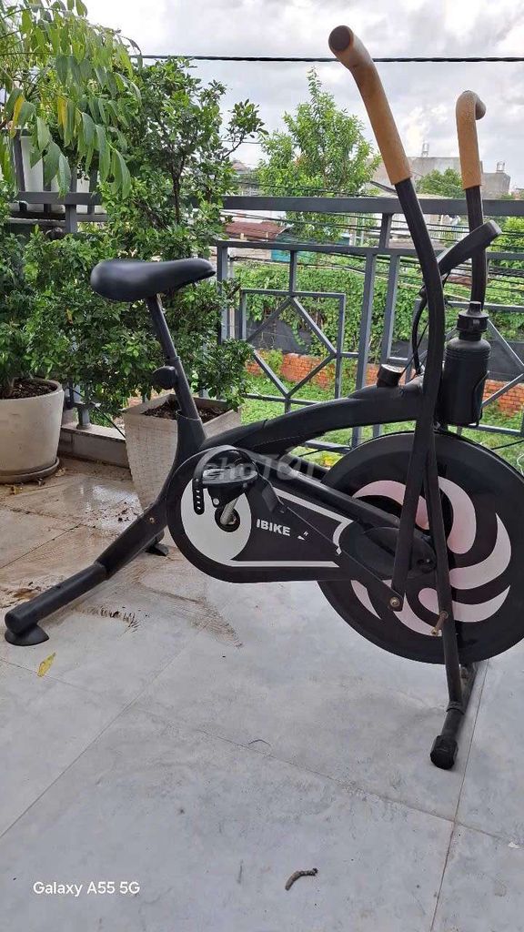 Xe đạp tập thể dục IBIKE Đen mẫu 2020