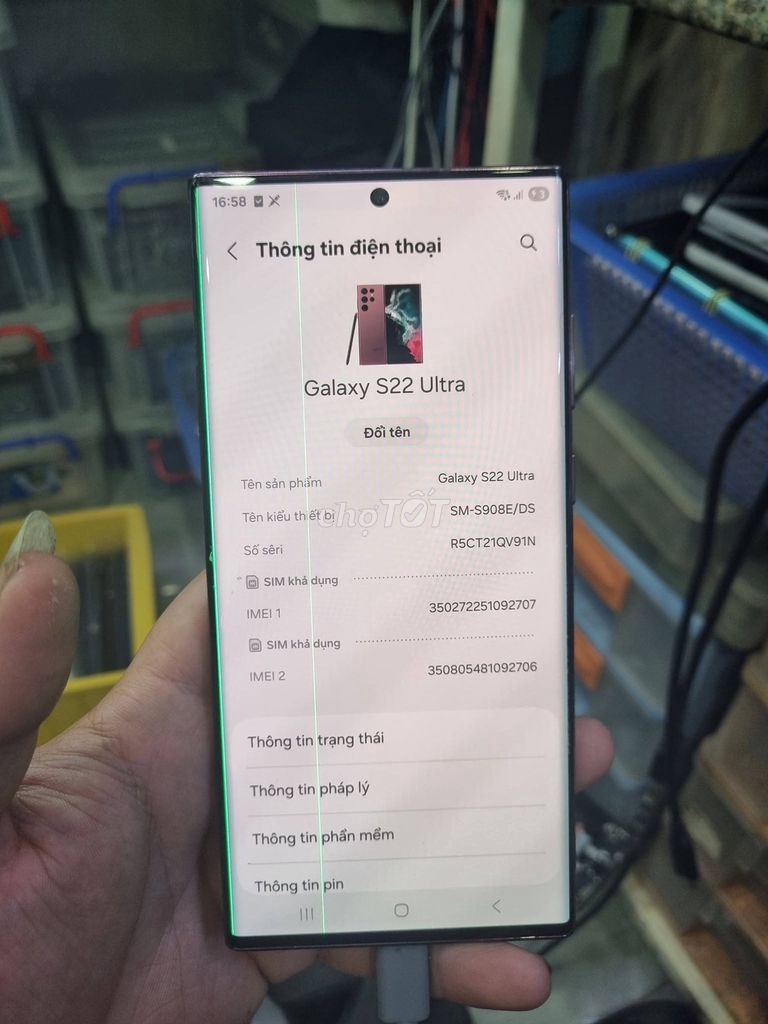 Samsung Galaxy S22 Ultra 5G 12GB/256GB Tím. Mua bán Điện thoại tại Quận 1 Tp Hồ Chí Minh được đăng bởi Hội Đồ Điện Tử hình 1