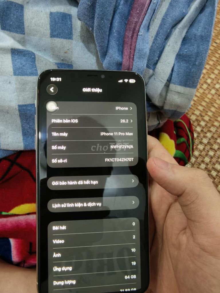 Apple iPhone 11 Pro Max 64GB Bạc. Mua bán Điện thoại tại Quận Nam Từ Liêm Hà Nội được đăng bởi Thái Bình Nguyễn hình 1