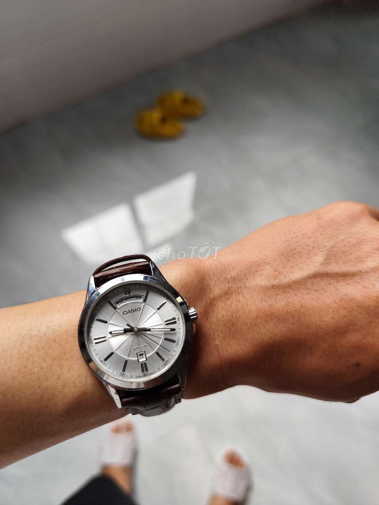 Casio MTP-1381L Dây da Nâu Nam Có Tem Vàng. Mua bán Đồng hồ tại Thành phố Bảo Lộc Lâm Đồng được đăng bởi Nguyễn Duy hình 1