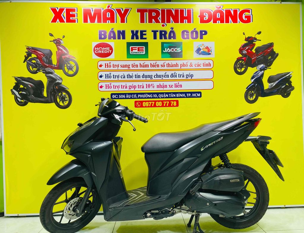 Honda Vario 125 2021 hỗ trợ góp trả 3tr nhận xe