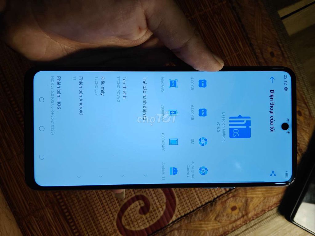 Tecno Pova 2 64GB Xám. Mua bán Điện thoại tại Quận Nam Từ Liêm Hà Nội được đăng bởi minh hoàng hình 1