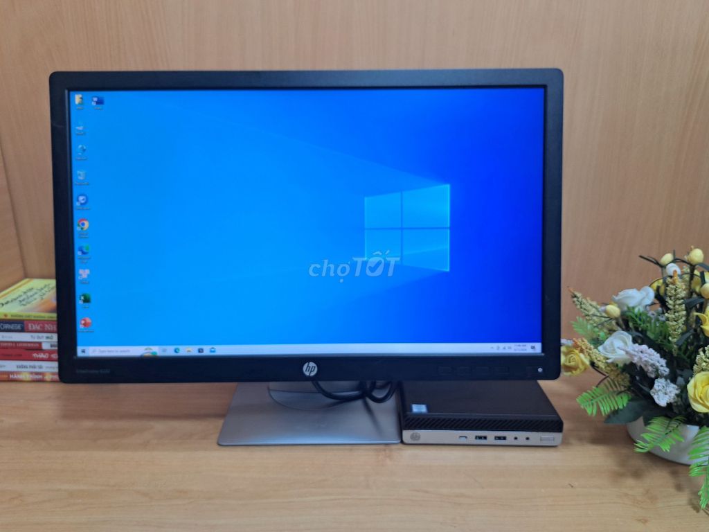 Bộ máy tính HP EliteDesk 800g3 mini gọ đẹp !
