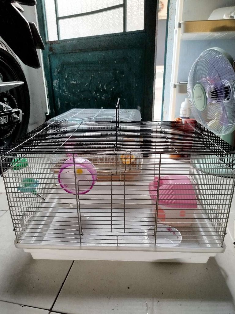 Lồng hamster 47cm full phụ kiện