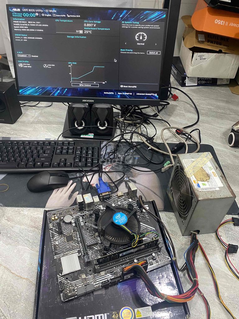 Bo mạch chủ Asus H510M-K. Mua bán Linh kiện (RAM, Card...) tại Huyện Núi Thành Quảng Nam được đăng bởi ti  hình 1