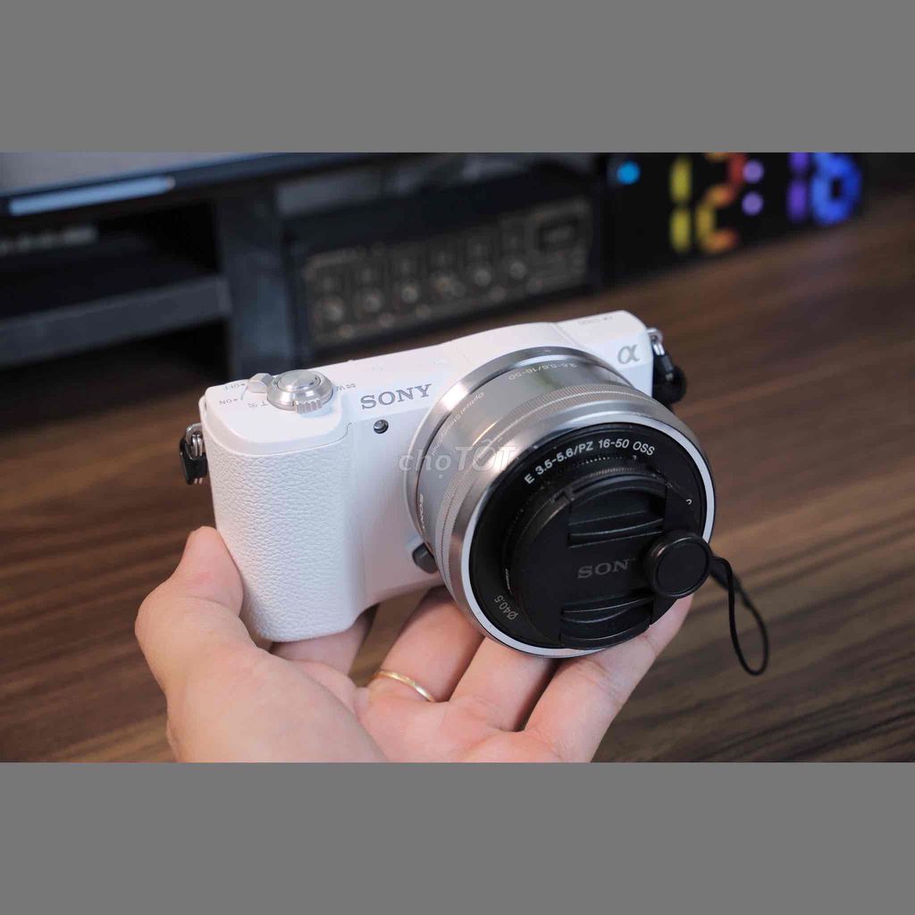 Máy ảnh Sony A5100 màu Trắng. Mua bán Máy ảnh, Máy quay tại Huyện Thống Nhất Đồng Nai được đăng bởi Babybun hình 1