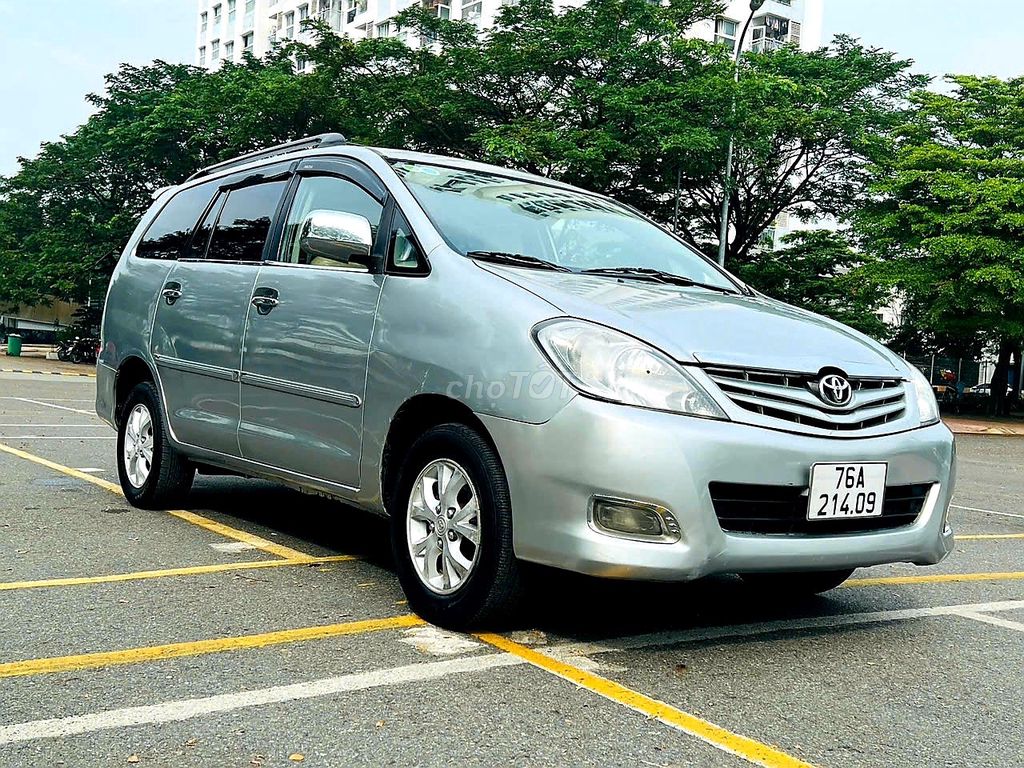 Toyota Innova 2009 Chuẩn G Sàn 2.0 - Ghi bạc đẹp