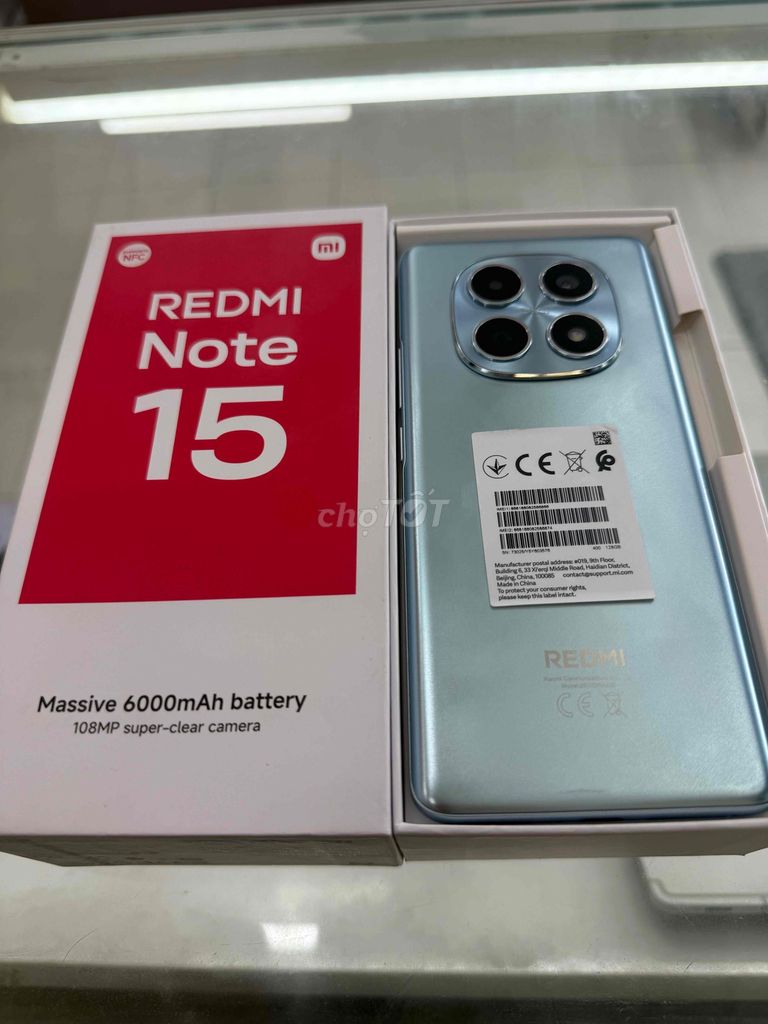 Xiaomi Redmi Note 15 R6/128GB Xanh fullbox bh dài. Mua bán Điện thoại tại Quận Đống Đa Hà Nội được đăng bởi Dung hình 1