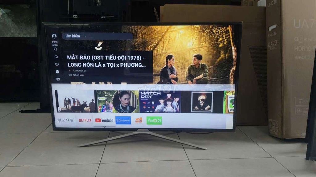 Smart Tivi Samsung 43 inch 98% mới đẹp. Mua bán Tivi, Âm thanh tại Quận Cẩm Lệ Đà Nẵng được đăng bởi ĐIỆN MÁY AN hình 1