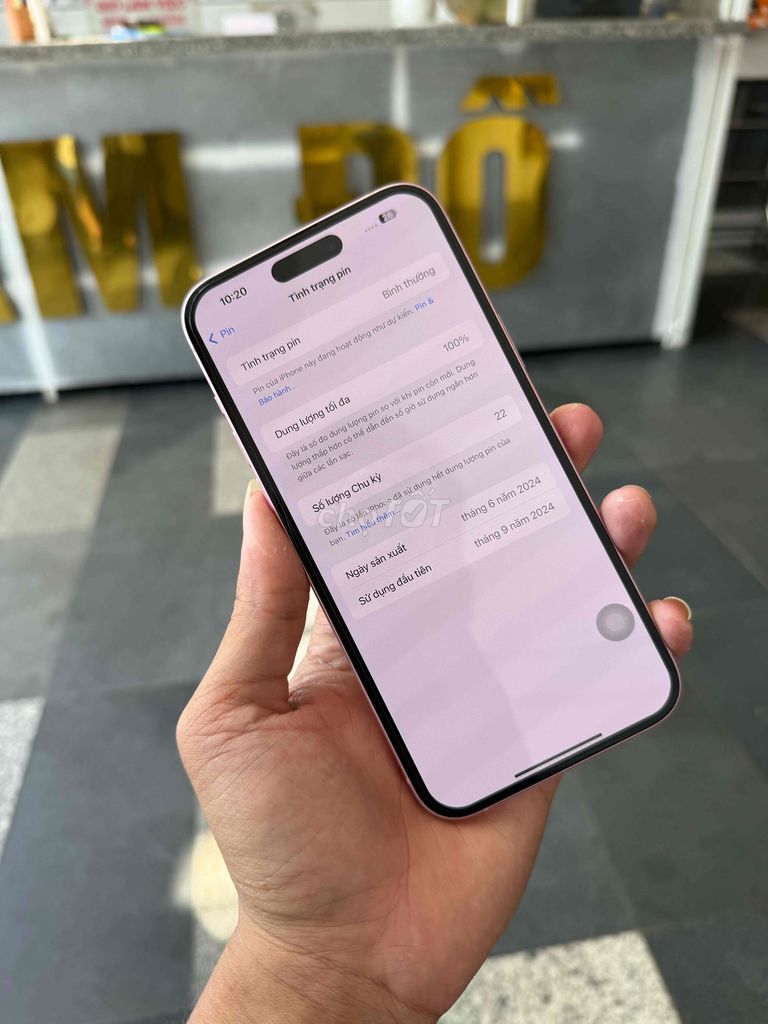 iPhone 15 PLUS/128GB lock đẹp keng