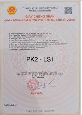 CHÍNH CHỦ GỬI BÁN CẮT LỖ SÂU NGAY TT TAM PHƯỚC LONG ĐIỀN