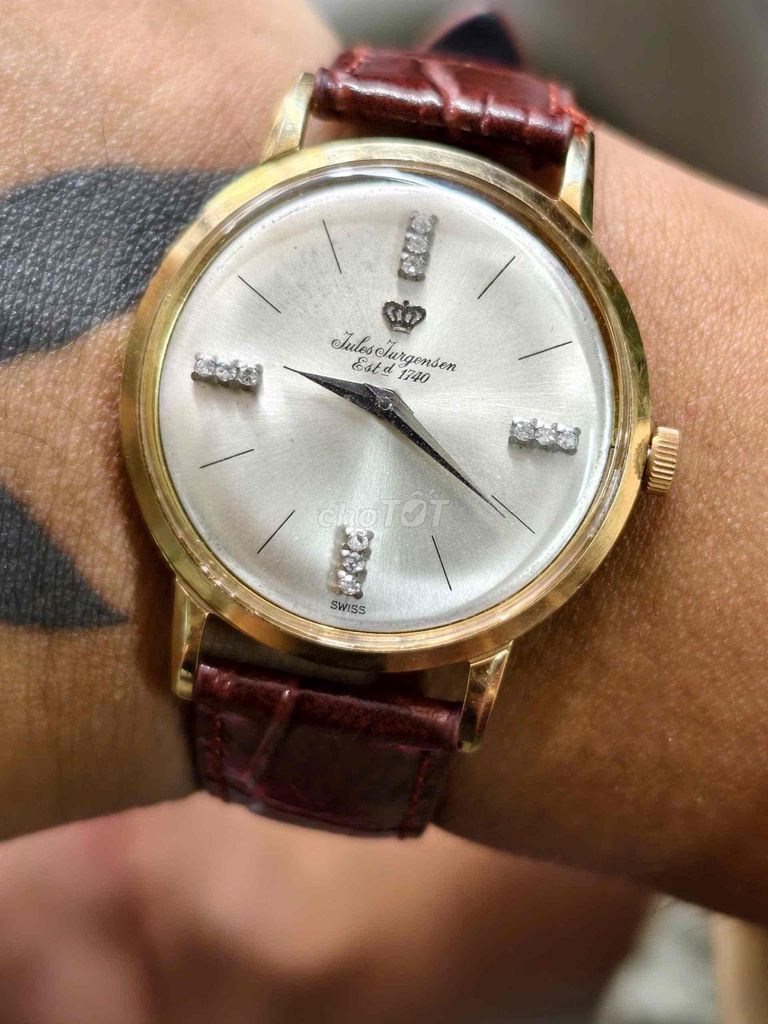 Jules Jurgensen 1740 cót tay hịu lớn sz35 bocvang. Mua bán Đồng hồ tại Quận 10 Tp Hồ Chí Minh được đăng bởi lê mạnh tuân hình 1