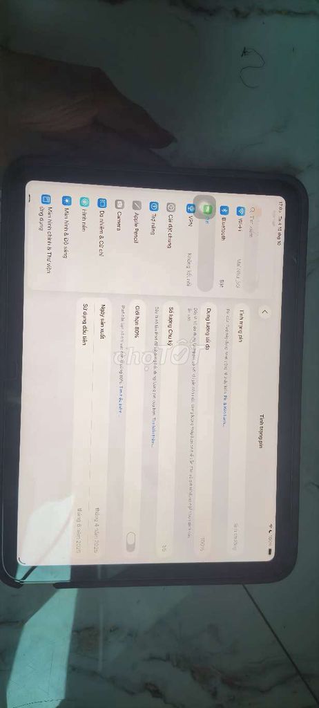 Combo ipad A16 và bàn phím ốp logitech. Mua bán Máy tính bảng tại Quận Nam Từ Liêm Hà Nội được đăng bởi Nguyễn Huy hình 1