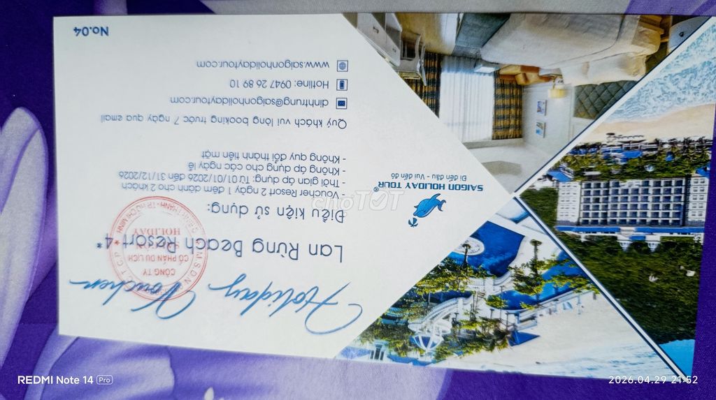 Voucher nghỉ dưỡng Lan Rừng Beach Resort & Spa. Du lịch tại Quận Bình Thạnh Tp Hồ Chí Minh được đăng bởi Nguyễn Loan hình 1