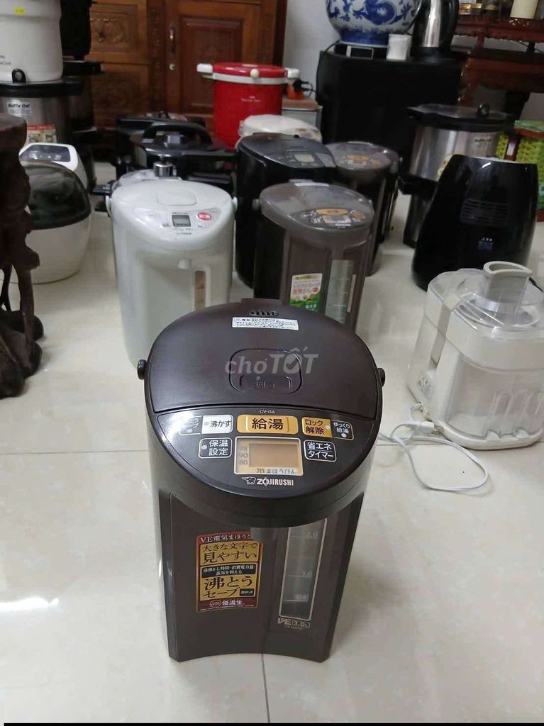 Zojirushi Bình thủy điện 3.0L Nâu Nhật Bản. Mua bán Bếp, lò, đồ điện nhà bếp tại Thành phố Chí Linh Hải Dương được đăng bởi Tranthuy hình 1