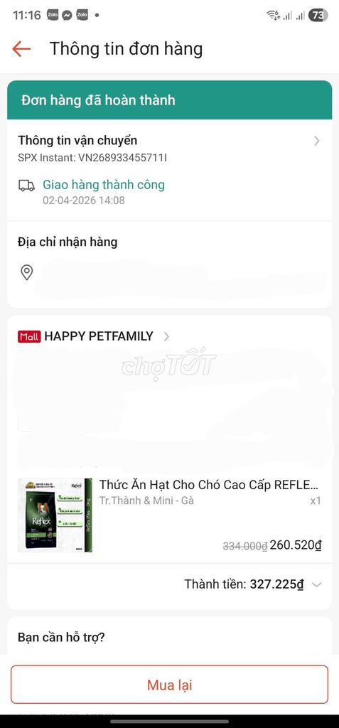 Thức ăn cho chó trưởng thành Reflex vị Gà 2.8kg. Mua bán Phụ kiện, Thức ăn, Dịch vụ tại Quận 1 Tp Hồ Chí Minh được đăng bởi Lê Thị Thanh Nhàn hình 1