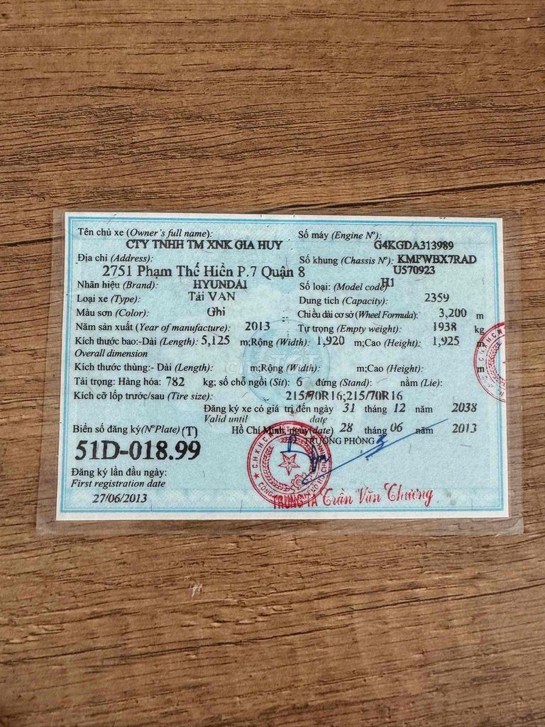 Hyundai Grand Starex 2013 - 135000 km. Mua bán Ô tô tại Quận 8 Tp Hồ Chí Minh được đăng bởi Kha Thị Tú Trinh hình 7