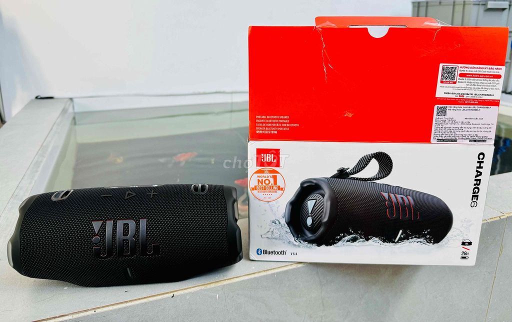 Loa Bluetooth JBL Charge 6 Đen lướt PGI. Mua bán Tivi, Âm thanh tại Quận Liên Chiểu Đà Nẵng được đăng bởi Mua Bán Loa Chính Hãng Đà Nẵng hình 1
