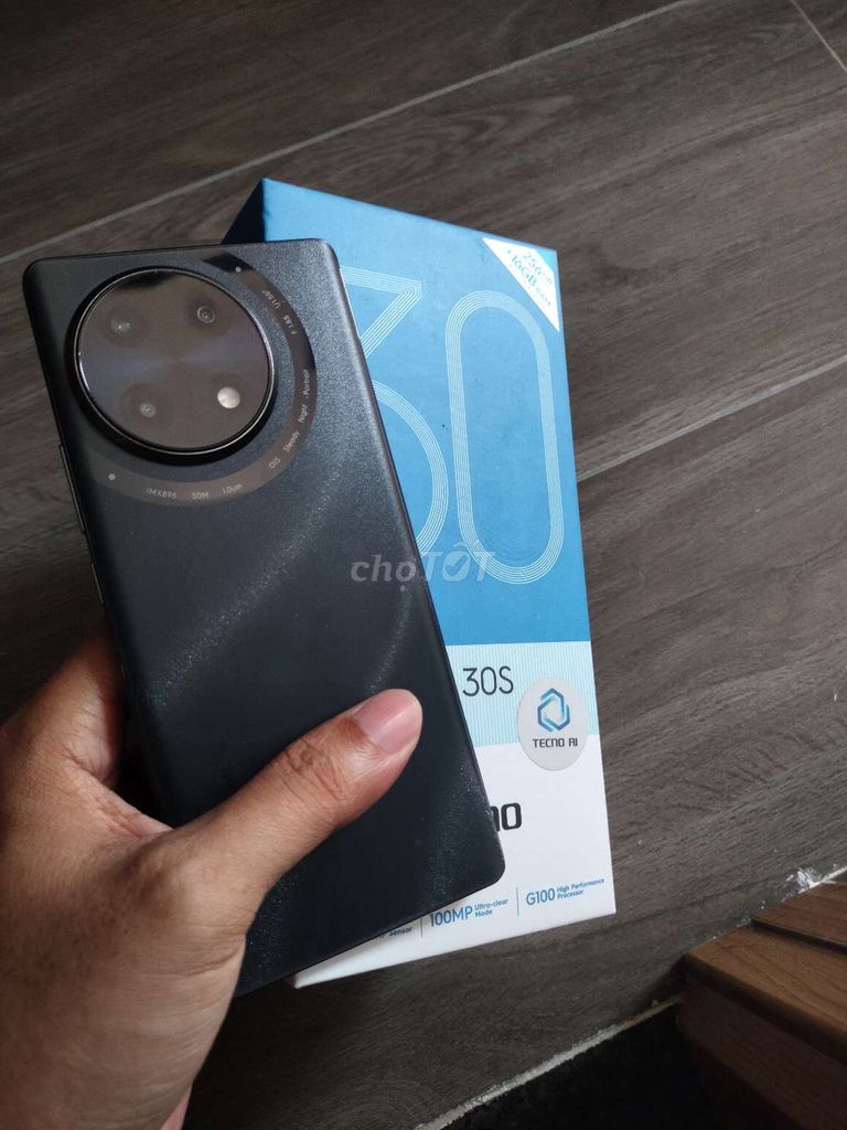 Tecno Camon 30s : 8GB/256GB Đen. Mua bán Điện thoại tại Quận Hải Châu Đà Nẵng được đăng bởi Tú Anh hình 1