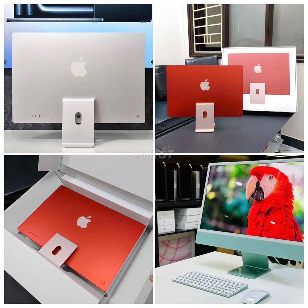 Apple iMac M3 24 inch 8GB/256GB Đỏ 2023. Mua bán Máy tính để bàn tại Quận Thanh Xuân Hà Nội được đăng bởi Thu Hà hình 1