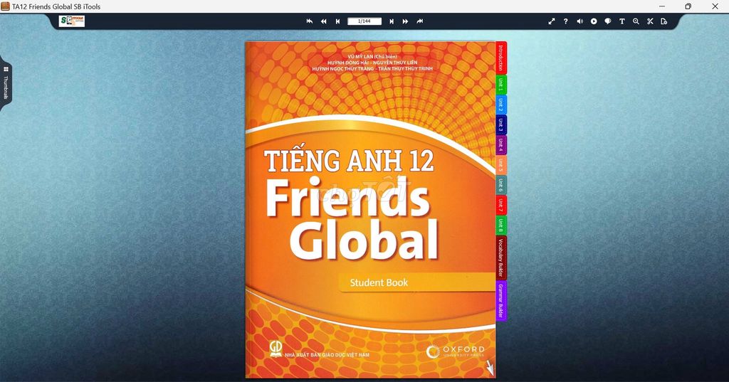 Phần mềm iTools tiếng Anh 12 Friends Global