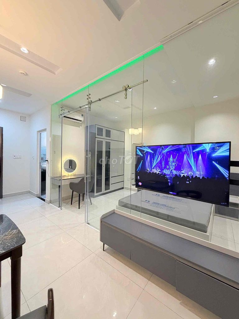 Cho thuê căn 1PN Cityland tách bếp, full nội thất y hình.