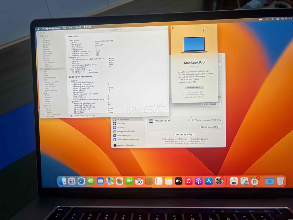 Macbook Pro 16' 2019 Màu Gray