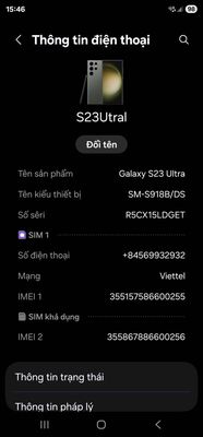 Cần Bán S23utra nguyên zin. Mua bán Điện thoại tại Huyện Quế Võ Bắc Ninh được đăng bởi Hoàng Luyến