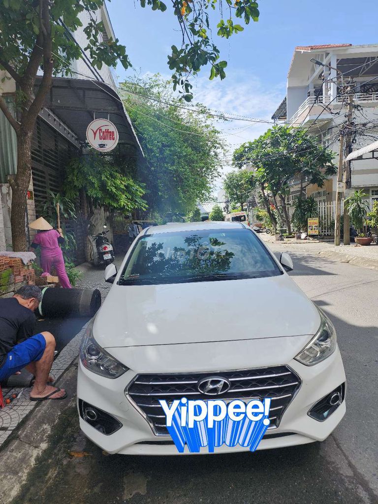 Hyundai Accent 2019 Trắng. Mua bán Ô tô tại Quận Sơn Trà Đà Nẵng được đăng bởi Bir Oori hình 1