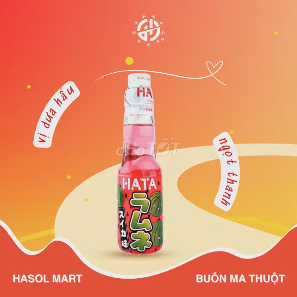 Nước ngọt có ga Hata Dưa hấu. Mua bán Đồ ăn, thực phẩm và các loại khác tại Thành phố Buôn Ma Thuột Đắk Lắk được đăng bởi Tran Thi Hoang Yen (PTCD TN) hình 1