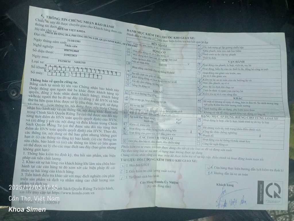 Honda Winner X 2021 Xanh đen. Mua bán Xe máy tại Quận Ninh Kiều Cần Thơ được đăng bởi Khoa Simen hình 5