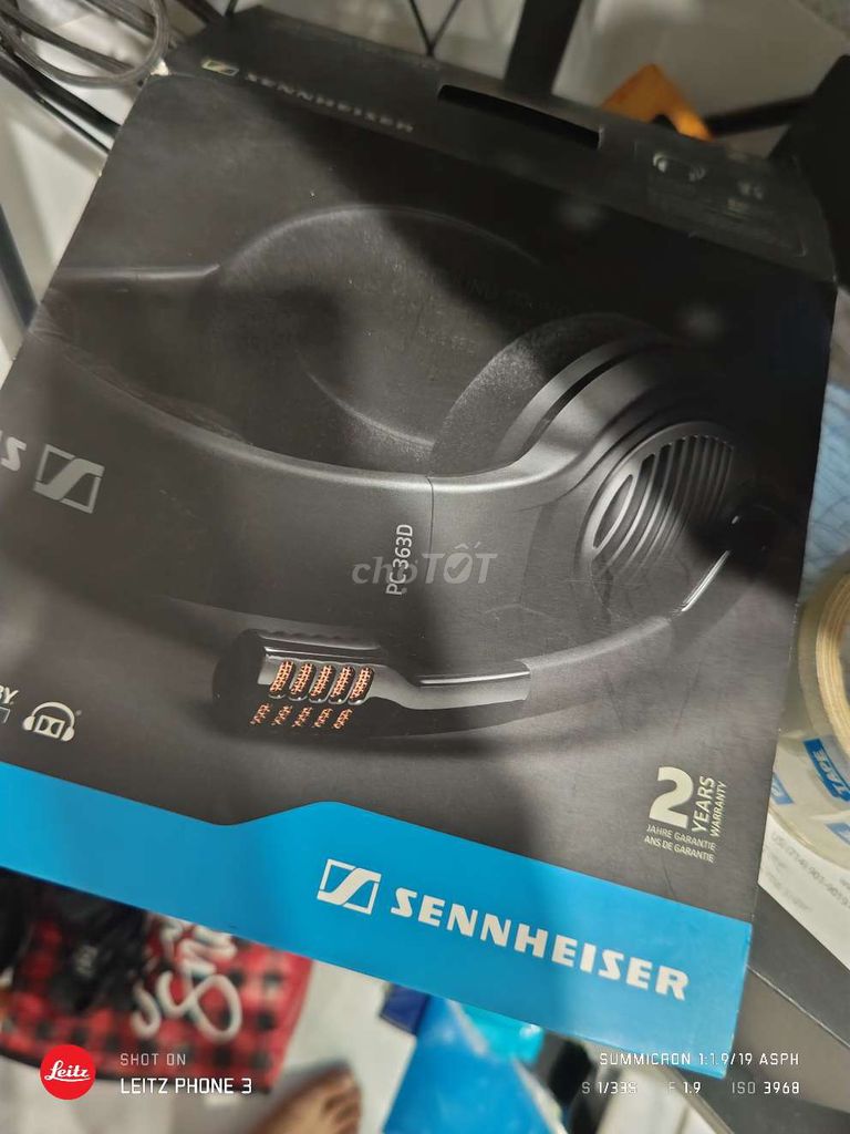 Tai nghe kiểm âm Sennheiser PC 363D Đen. Mua bán Tivi, Âm thanh tại Quận 7 Tp Hồ Chí Minh được đăng bởi Anh Quoc hình 1
