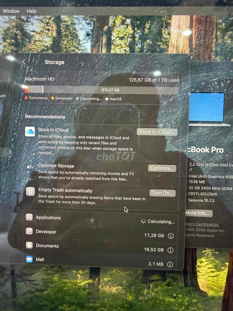 Apple MacBook Pro i7 15 inch 32GB/1TB. Mua bán Laptop tại Quận Liên Chiểu Đà Nẵng được đăng bởi Tịnh hình 1