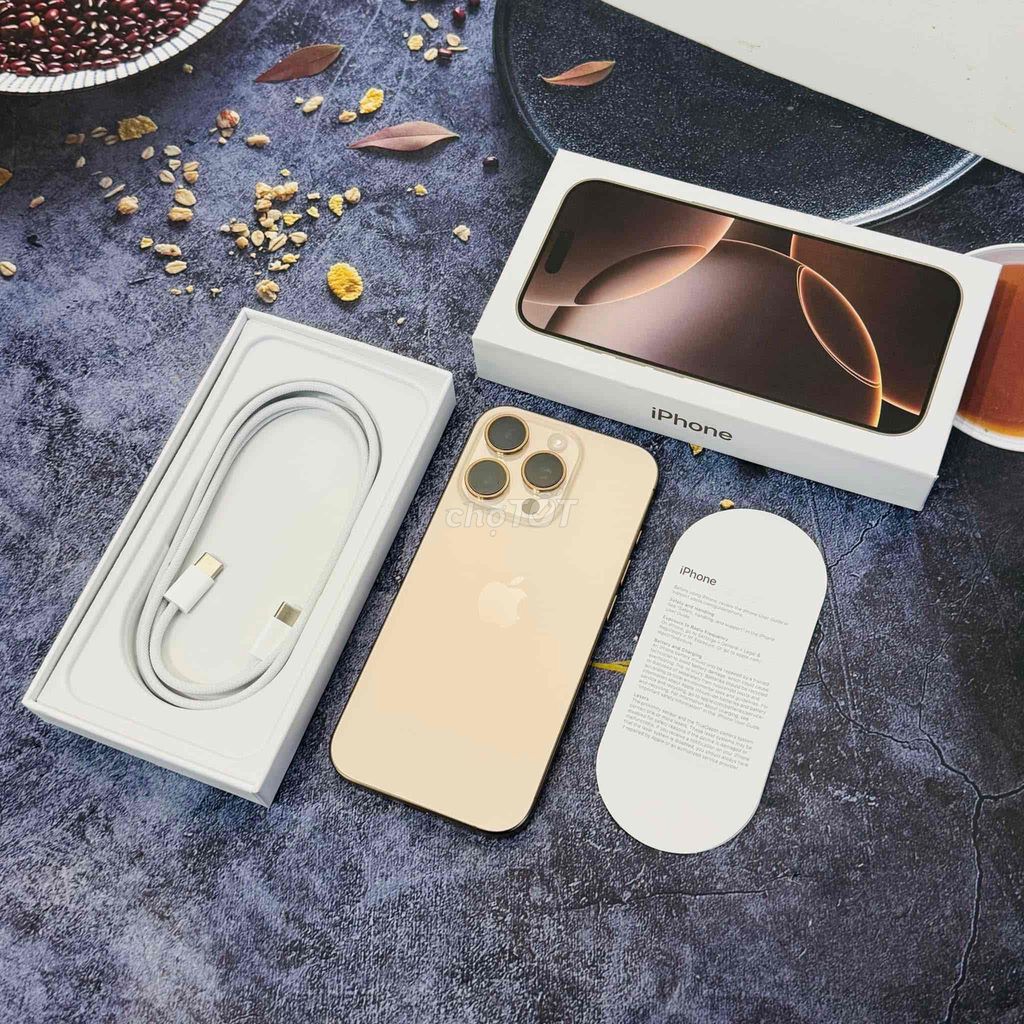 iPhone 16 Pro 256GB Vàng FULLBOX APPLE 11/2025 new. Mua bán Điện thoại tại Quận Thanh Xuân Hà Nội được đăng bởi Nguyễn Huy Dũng hình 1