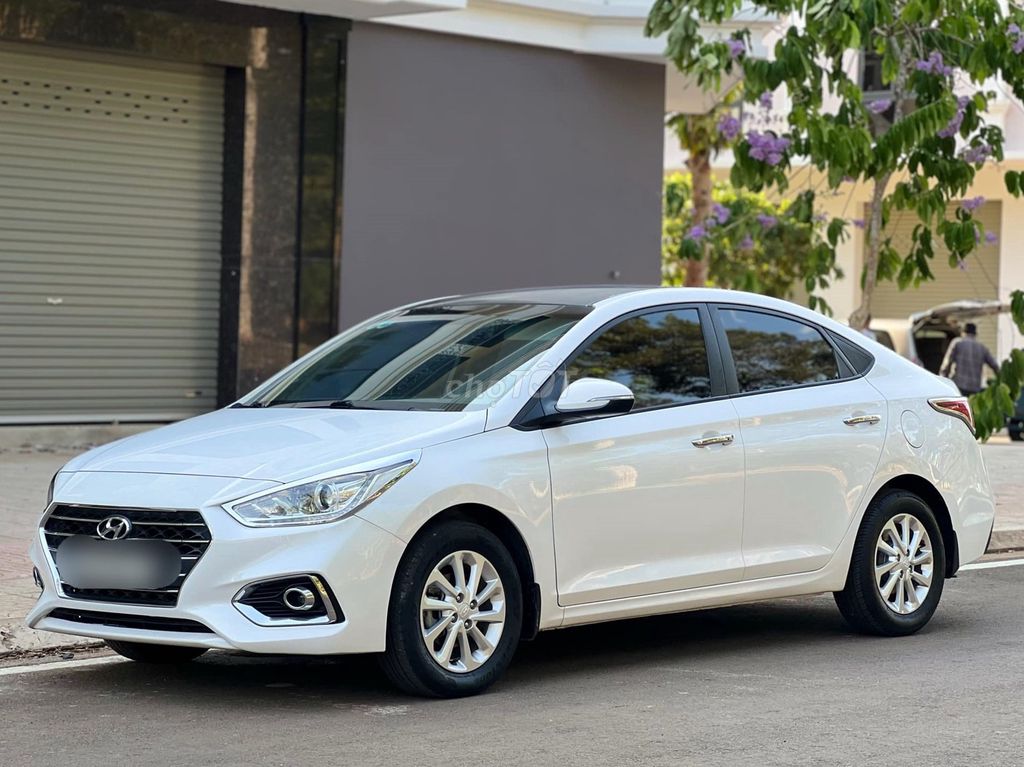 Hyundai Accent MT full 2019 số sàn màu trắng. Mua bán Ô tô tại Quận 12 Tp Hồ Chí Minh được đăng bởi Quang hình 1