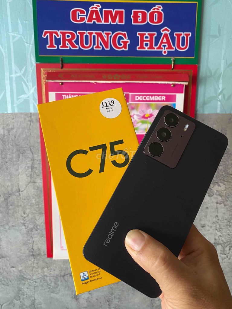 Realme C75 ram8/128 đẹp keng còn bảo hành 362 ngay