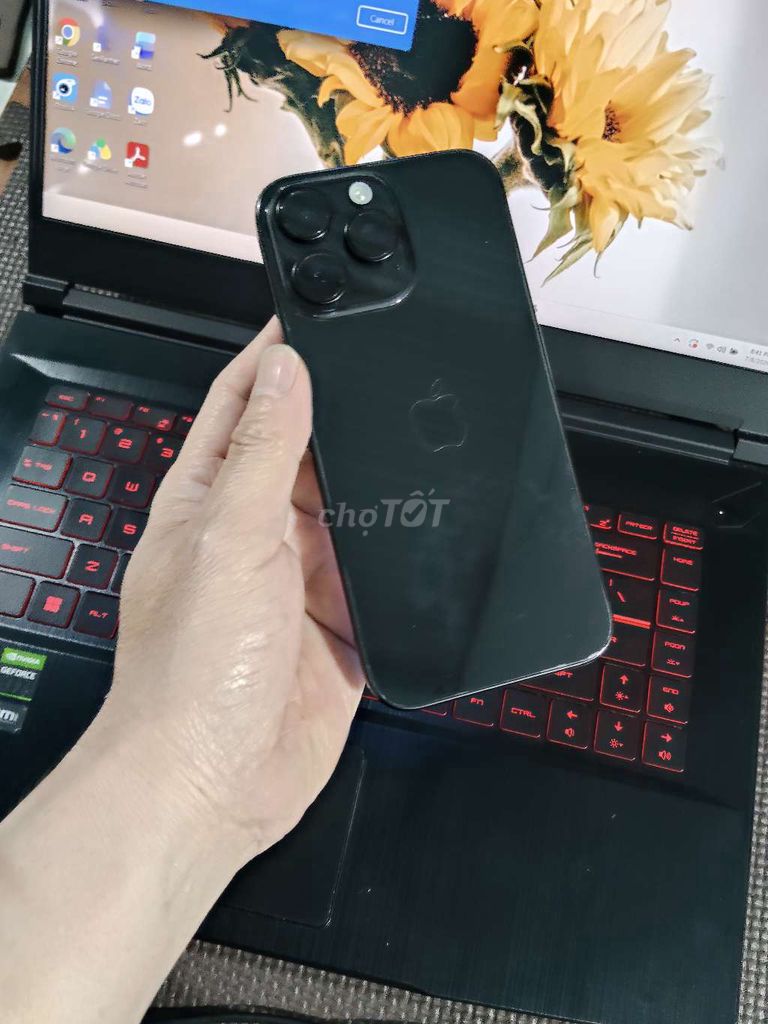 Apple iPhone 16 Pro Max Đen pin 93% bán hay GL. Mua bán Điện thoại tại Thành phố Đà Lạt Lâm Đồng được đăng bởi phong hình 1