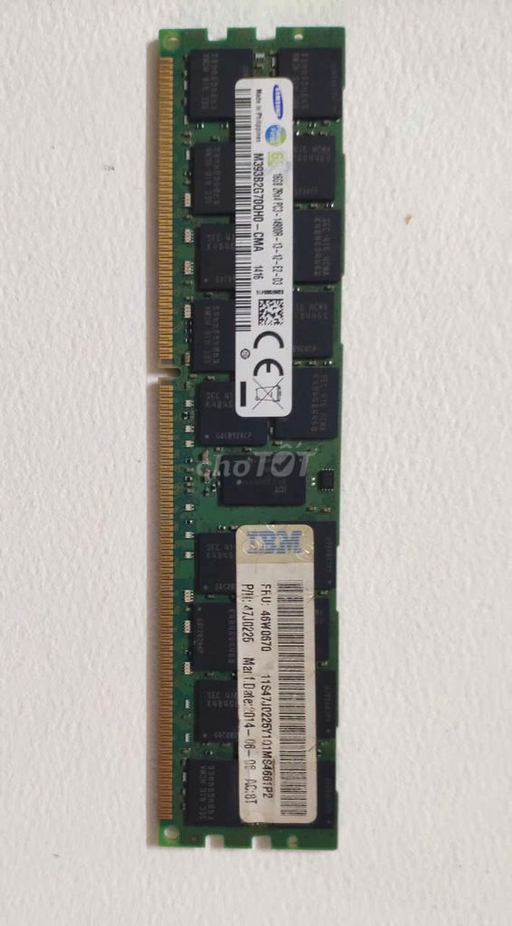 RAM Samsung DDR3 ECC 16GB. Mua bán Linh kiện (RAM, Card...) tại Thành phố Sóc Trăng Sóc Trăng được đăng bởi GAMING PC hình 1